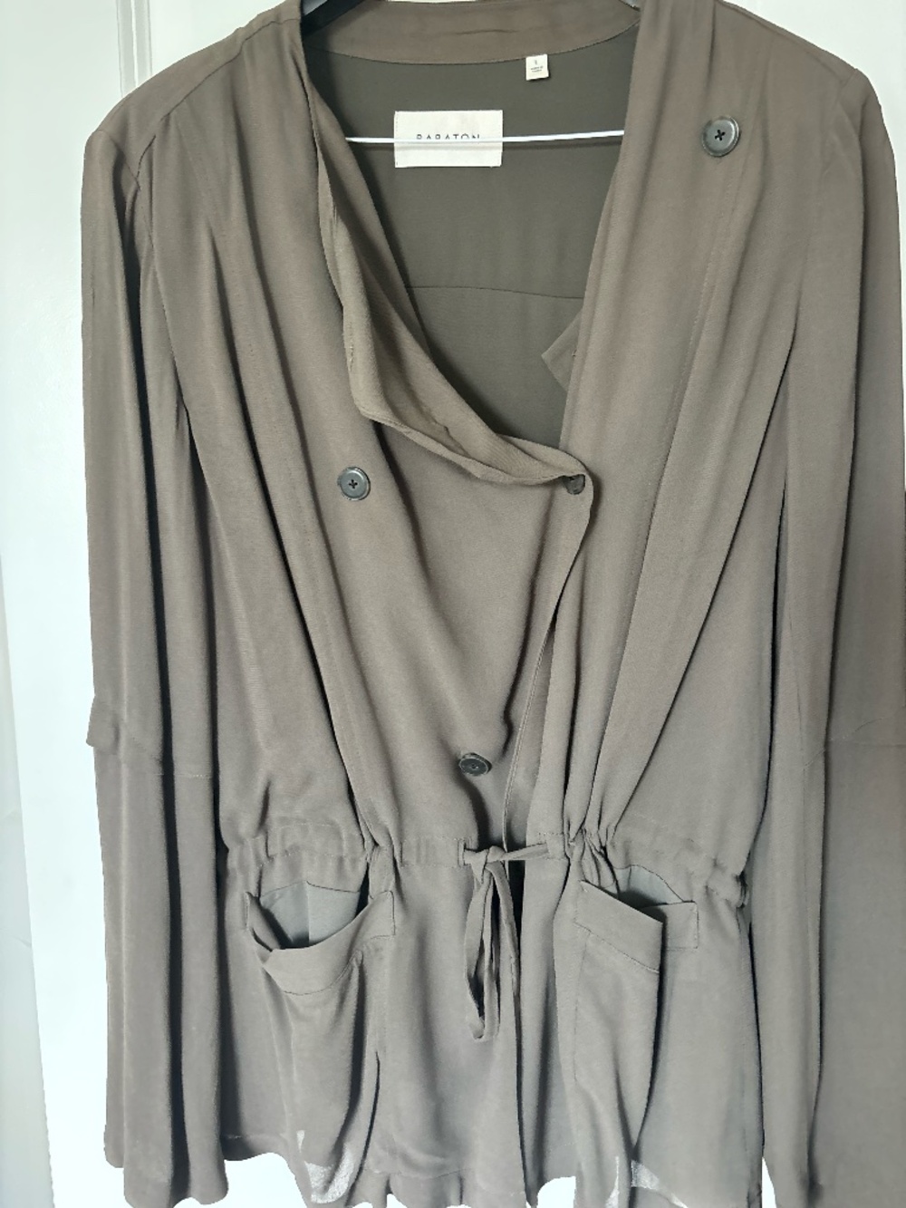 Aritzia Babaton Green/Taupe Loose Jacket – Size L